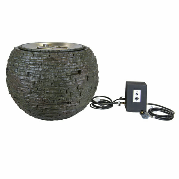 Medium Fire & Water Stacked Slate Sphere Kit