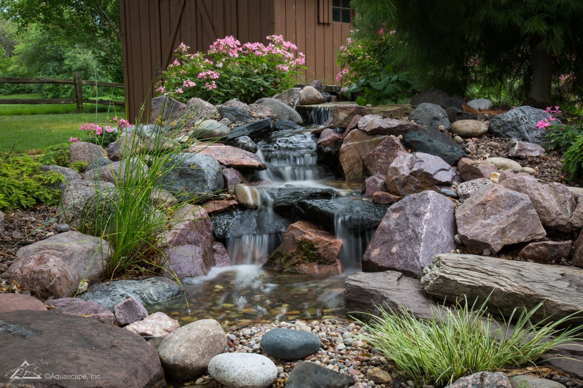 small 6ft pondless waterfall 03